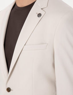 Bej Ex. Slim Fit Tak_m Elbise
