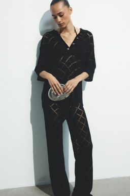 Pantal?n efecto crochet - H&m фото 2