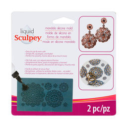 Sculpey Silicone Bakeable Mold - Mandala силиконовая форма для слепков APM49 СК/Распродажа .