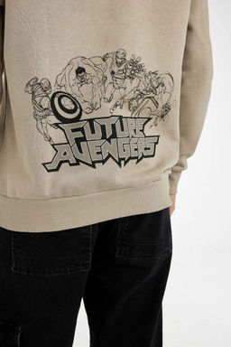 Толстовка свободного кроя с капюшоном Marvel Avengers - Defacto фото 7