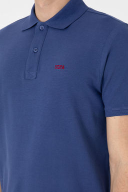Erkek Regular Fit Polo Yaka A__k Lacivert Basic Ti__rt Sepette S_rpriz _ndirim - U.s. polo assn фото 7
