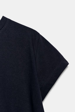 CAMISETA ASIM?TRICA ALGOD?N / Marino - Zara фото 7