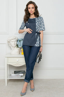 БЛУЗКА РОМЕНА (БЛУ) - Bellovera фото 3