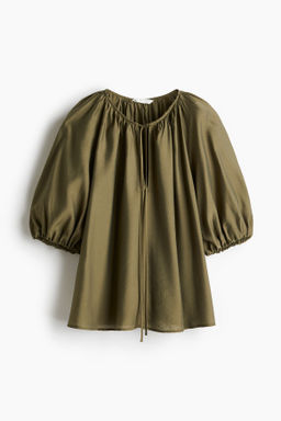 Blusa con mangas globo - H&m фото 2