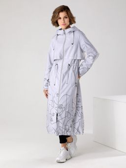 22126 Плащ св.серый - Dizzyway фото 2