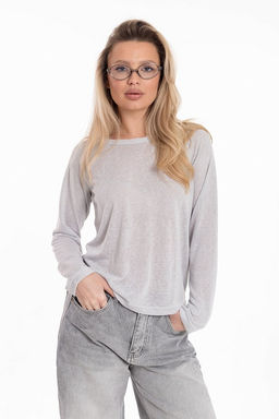 Лонгслив М325165с серый