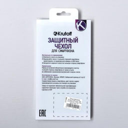 Чехол Krutoff для iPhone 12 Pro Max, матовый, синий