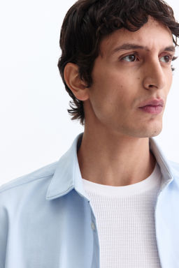 Camisa en tejido el?stico multidirecci?n Slim Fit - H&m фото 9