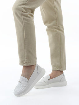 06-PDL205-5 LT. BEIGE Туфли летние женские (натуральная кожа)