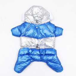 Комбинезон Блик с утяжкой, размер 12 (ДС 28 см, ОГ 38 см, ОШ 27 см), серебряно-синий - Simaland фото 9