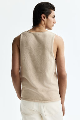 Camiseta sin mangas en punto Regular Fit - H&m фото 5