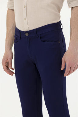 Мужские темно-синие брюки из плотной ткани - U.s. polo assn фото 13