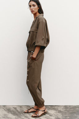 CUFFED HEM TROUSERS - Zara фото 12