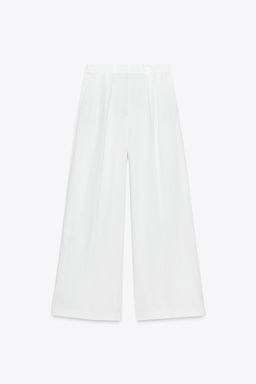 ZW COLLECTION TECHNICAL-EFFECT DARTED TROUSERS - Zara фото 8