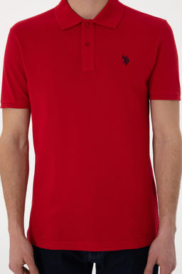 Erkek Slim Fit Polo Yaka K_rm_z_ Basic Ti__rt - U.s. polo assn фото 6