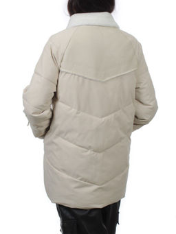 S24-263 BEIGE Куртка демисезонная женская (100 гр. холлофайбер) - Fashion фото 6