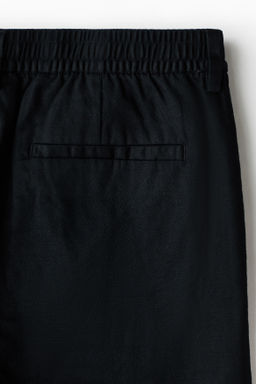 Pantal?n corto en mezcla de lino Relaxed Fit - H&m фото 10