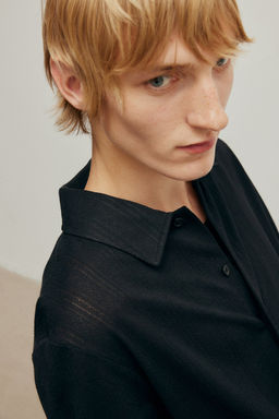 Camisa en punto de encaje Regular Fit - H&m фото 4