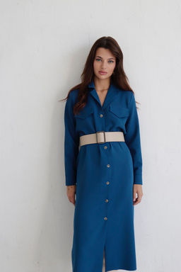 Платье-рубашка с английским воротником - Martichelli фото 24