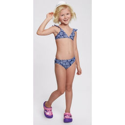 Костюм купальный (топ и трусы-бикини) д/дев. Лула