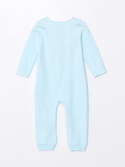 Bisiklet Yaka Uzun Kollu Bask?l? K?z Bebek Tulum - Waikiki фото 2