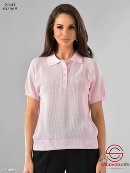 Футболка поло однотонная