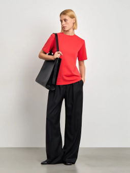 EMKA // Футболка однотонная  фото 3