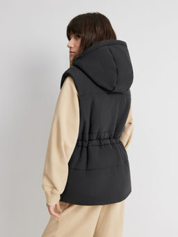 ACOOLA / Жилет (утепленный) детский для девочек Ester темно-серый  фото 5