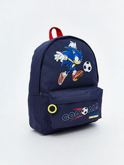 Sonic Bask?l? Erkek ?ocuk Okul ?antas?