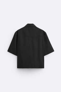 CROPPED FIT SHIRT - Zara фото 8