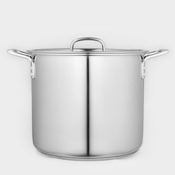 Кастрюля Катунь «Общепит», 15 л, d=30 см, h=25 см, капсульное дно, индукция, нержавеющая сталь