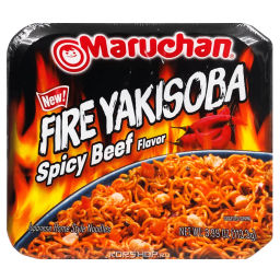 Лапша б/п со вкусом острой говядины терияки Yakisoba Maruchan, США, 113,3 г Акция