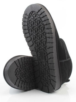 04-PF8300-1 BLACK Угги женские (натуральная замша, 100% шерсть)