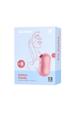 Вакуум-волновой бесконтактный стимулятор клитора Satisfyer Cotton Candy, силикон, розовый  фото 12