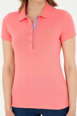 Kad_n Neon Pembe Basic Polo Yaka Ti__rt - U.s. polo assn фото 6