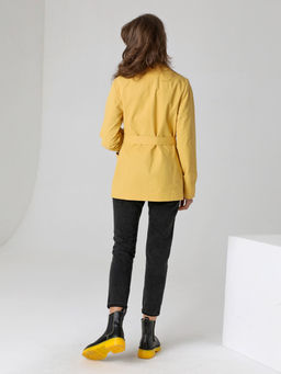 23136 Ветровка на подкладке желтый - Dizzyway фото 3