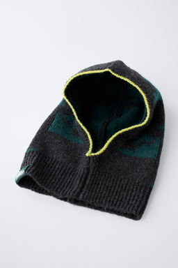BALACLAVA PUNTO ESTAMPADO SKI COLLECTION / Negro - Zara фото 3