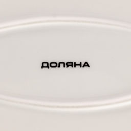 Блюдо Доляна «Млечный путь», 29.5×17.5 см, фарфор, белая в крапинку