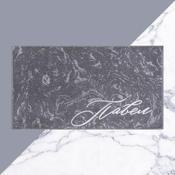 Полотенце махровое Этель Павел серый, 50х90см, 100% хлопок, 420гр/м2