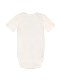 Боди ясельное молочное  "МамаПапаЧудо "