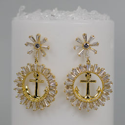 Серьги Арт. 3V-3435-Y - MyGemma фото 3