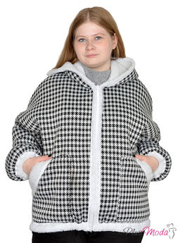 Жакет-куртка Модель №1786 размеры 44-84 - Plusmoda фото 3