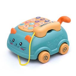 Набор игрушек развивающих "Веселый телефон" на батарейках, в коробке