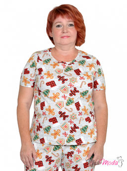 Футболка Модель №1299 размеры 44-84 - Plusmoda фото 13