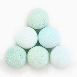 Бомбочки для ванны «Блестящего года», аромат свежей мяты, 6×20 г, Чистое счастье