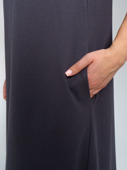 970 Платье-мантия "Серый"