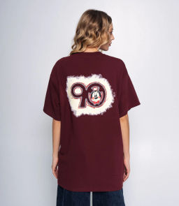 Футболка #КТ6-62, бордовый