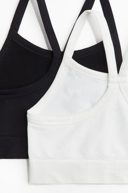 Pack de 2 tops de deporte seamless con DryMove - H&m фото 3