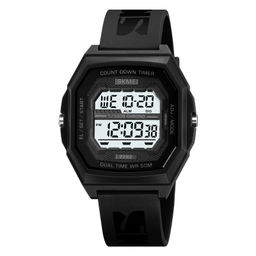 Часы наручные Skmei мужские электронные спортивные 2282black-white