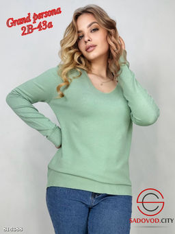 Кофта женская однотонная - Bruno фото 4